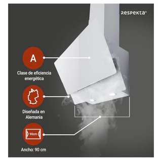 Respekta Campana extractora blanca 90cm