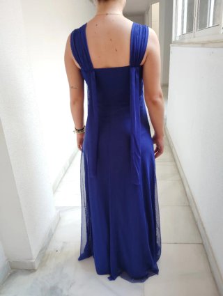 Vestido de ceremonia azul