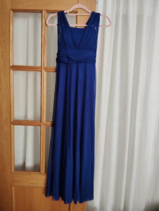 Vestido de ceremonia azul