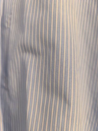 Camisa de vestir rayas azul y blanco Talla M