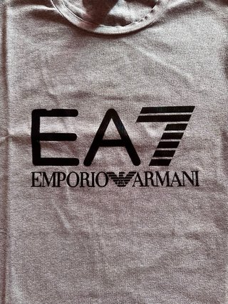 T-shirt Emporio Armani EA7 marrone