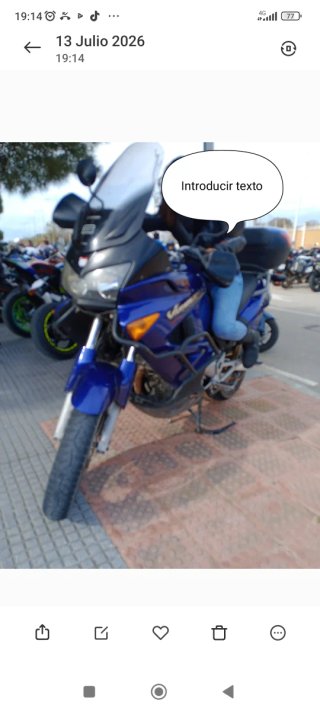 Moto para piezas - No transferible