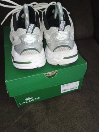 Zapatillas Lacoste Blancas y Verdes