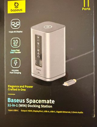 Baseus Spacemate 11-in-1 Docking Station - Windows