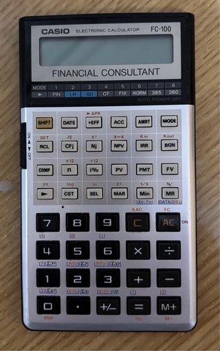 Calculadora Financiera Casio FC-100