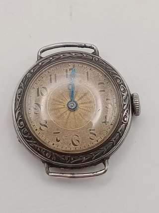 Orologio Tedesco Trincea Prima Guerra argento 925