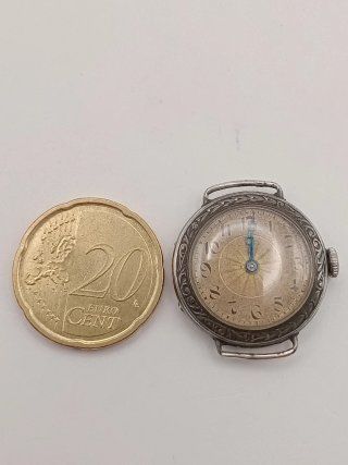 Orologio Tedesco Trincea Prima Guerra argento 925