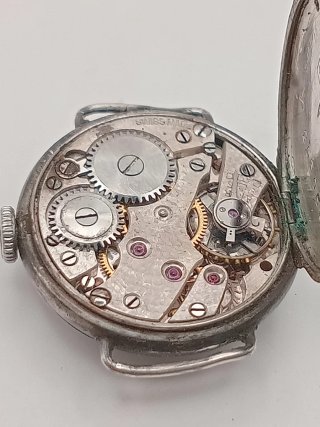 Orologio Tedesco Trincea Prima Guerra argento 925