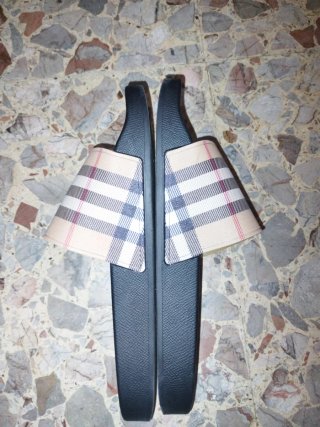 Ciabatte Burberry Beige Multicolor