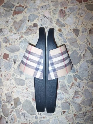 Ciabatte Burberry Beige Multicolor