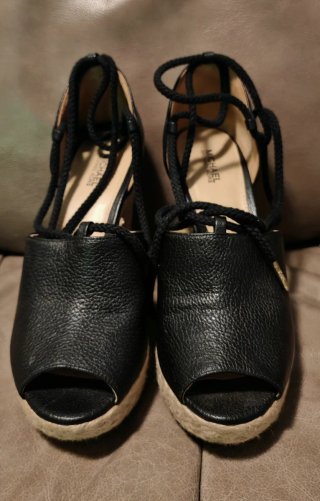 Alpargatas Michael Kors Negras y Beige