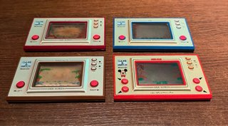 Nintendo Game & Watch Wide Screen (4 unidades)