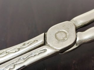 Pinça Antiga para Bolos - Banho de Prata (Vintage)