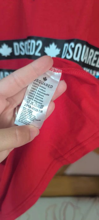Camiseta DSQUARED2 Roja Talla XL