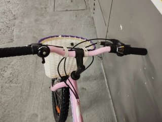 Bicicleta Infantil Rosa con Cesta