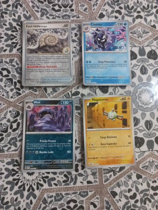 Lote 6 Cartas pokemon 151 Reverse