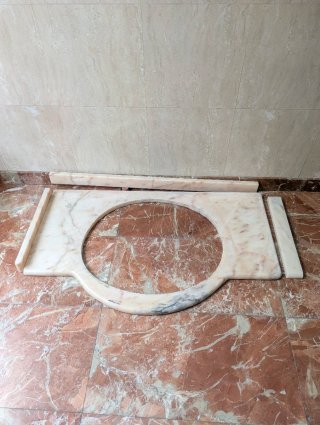 Conjunto Lavabo con Grifo y Mármol