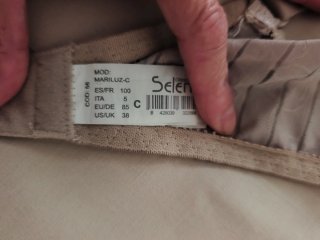 Sujetador Selene Beige Encaje Tiras