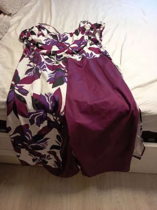 Mono Shein Talla Única Floral Morado