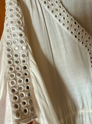 Kaftán COUCHEL Blanco Talla XL grande NUEVO