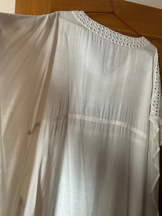 Kaftán COUCHEL Blanco Talla XL grande NUEVO