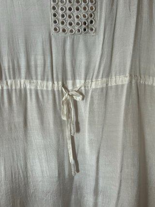 Kaftán COUCHEL Blanco Talla XL grande NUEVO