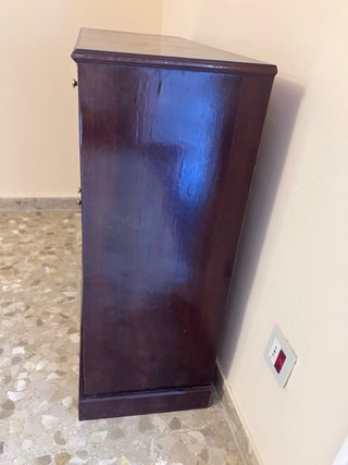 Mueble Bar Madera y Cristal