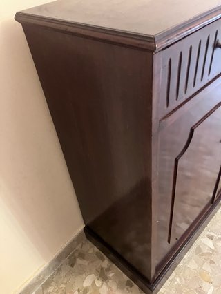 Mueble Bar Madera y Cristal