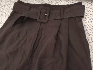 Bermudas cintura alta con cinturón