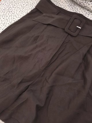 Bermudas cintura alta con cinturón