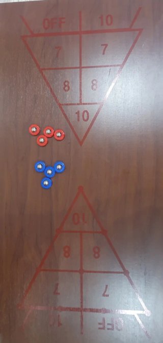 Tablero de juego ajedrez/damas y