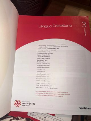 Libros de lengua castellana 2ªy3ª trimestre