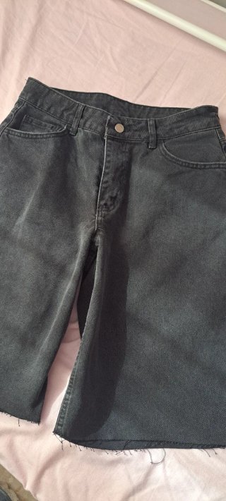 Pantalones cortos vaqueros negros