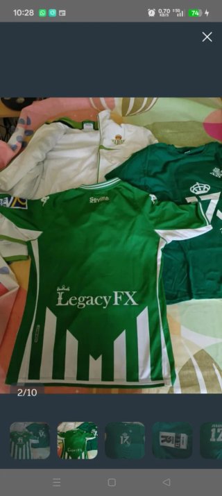 Chaqueta Kappa Betis Balompié, Regalo camisetas