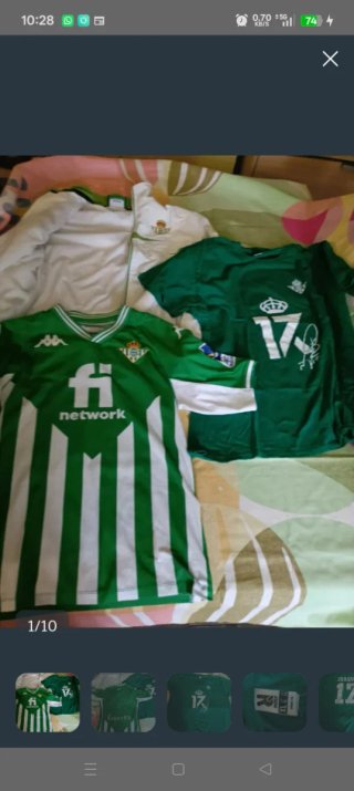 Chaqueta Kappa Betis Balompié, Regalo camisetas
