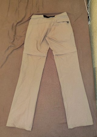 Pantalón Montaña Desmontable Hombre Ternua Gris S