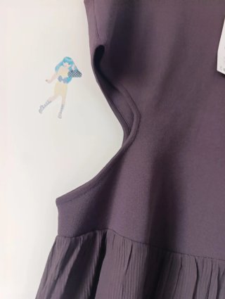 Vestido Zara fluido cut out talla L