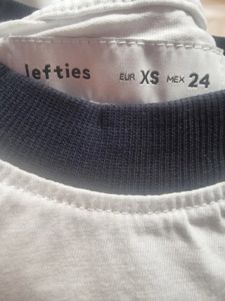 Lote 2 Camisetas Cortas Lefties Talla XS