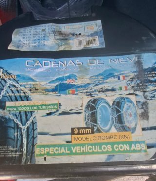 Cadenas para nieve 9mm universales
