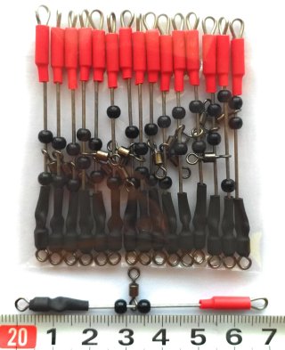 100 Enganches Rápidos Pesca surfcasting, 10 urfes.