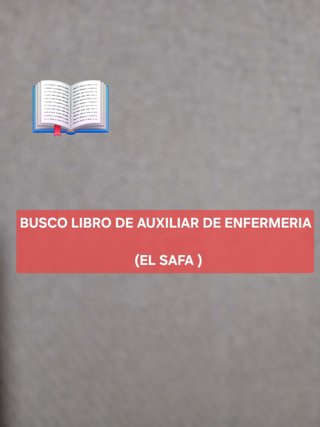Libro Auxiliar de Enfermería (El Safa)