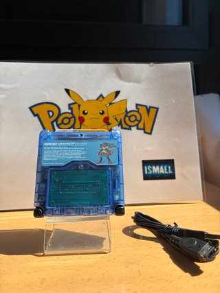 Game Boy Advance SP Edición pokemon Lucario IPS5