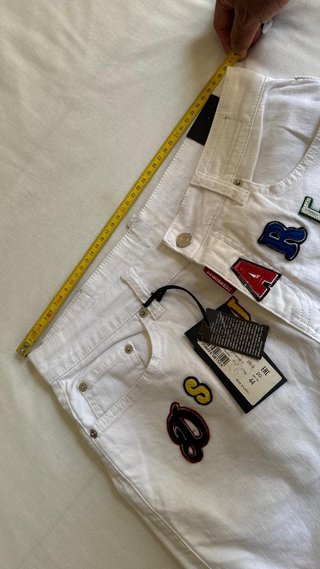 DSQUARED2 SHORTS VAQUEROS BLANCOS HOMBRE 46