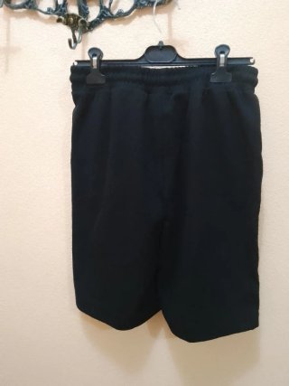 Pantalón corto pijama hombre negro