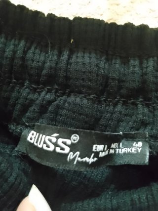 Pantalón corto pijama hombre negro