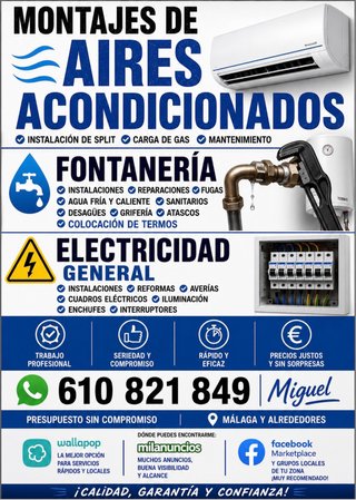 Multiservicio para tu hogar y/o negocio.