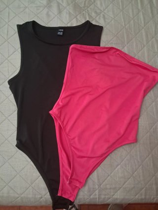 2 Body Shein XXS Nero e Rosa