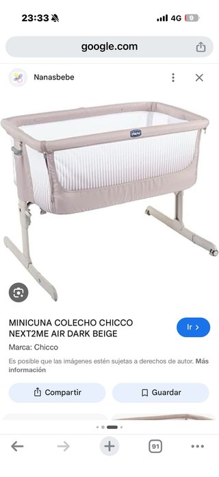 Minicuna Colecho Chicco Next2Me Air