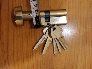 Cilindro Europerfil Tecon con Pomo 40/40