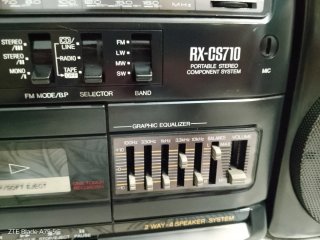 Radio Panasonic RX-CS710 Negra